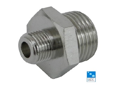 Hydraulic Fitting Nipple Reducer 1/8"-3/8"